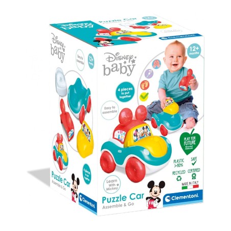 Clementoni 17722 - Disney Baby - Puzzle Basic Car