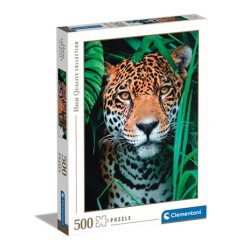 Clementoni 35127 - Puzzle 500 Pezzi - Jaguar In The Jungle