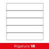 Bm 1034 - Maxi Quaderno A4 100 gr Tinta Unita 1R ( 1 Rigo )