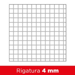 Bm 1033 - Maxi Quaderno A4 100 gr Tinta Unita 4MM ( Quadretto 4mm )