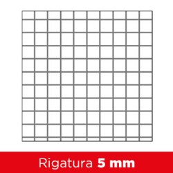 Bm 0603 - Maxi Quaderno A4 80 gr Tinta Unita 5MM ( Quadretto 5mm )