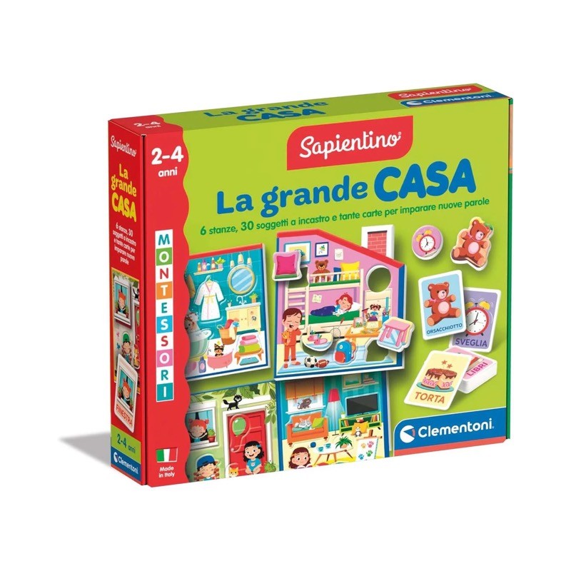 Clementoni 16853 - Sapientino - Montessori La Grande Casa