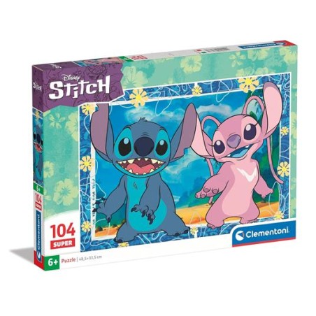 Clementoni 27573 - Puzzle 104 Pezzi - Stitch