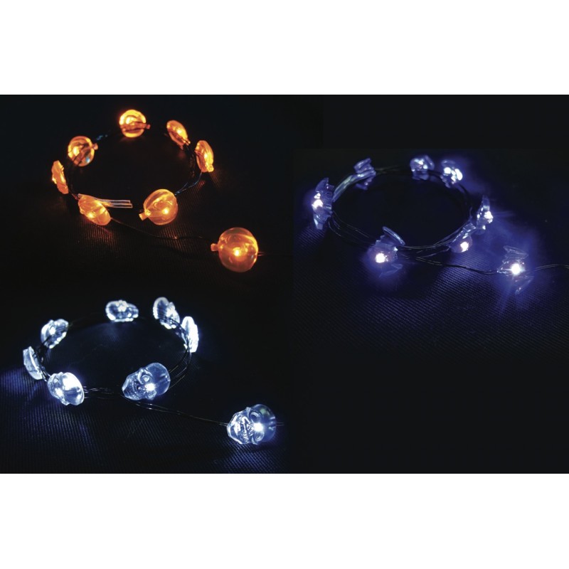 Ciao 20144 - 20 Led Halloween a Batteria Filo Rame 2 Mt