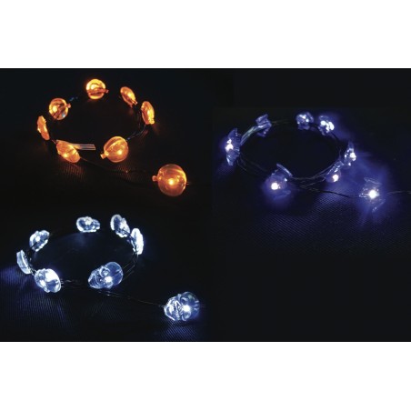 Ciao 20144 - 20 Led Halloween a Batteria Filo Rame 2 Mt