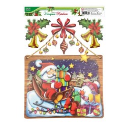 Lebez 81860 - Vetrofanie Natale 30 x 37 cm Ass