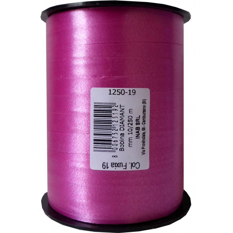 Inab 125019 - Nastro Diamant 10mm x 250Mt Fucsia