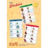 Ftc 10670 - Stickers Natale Assortiti