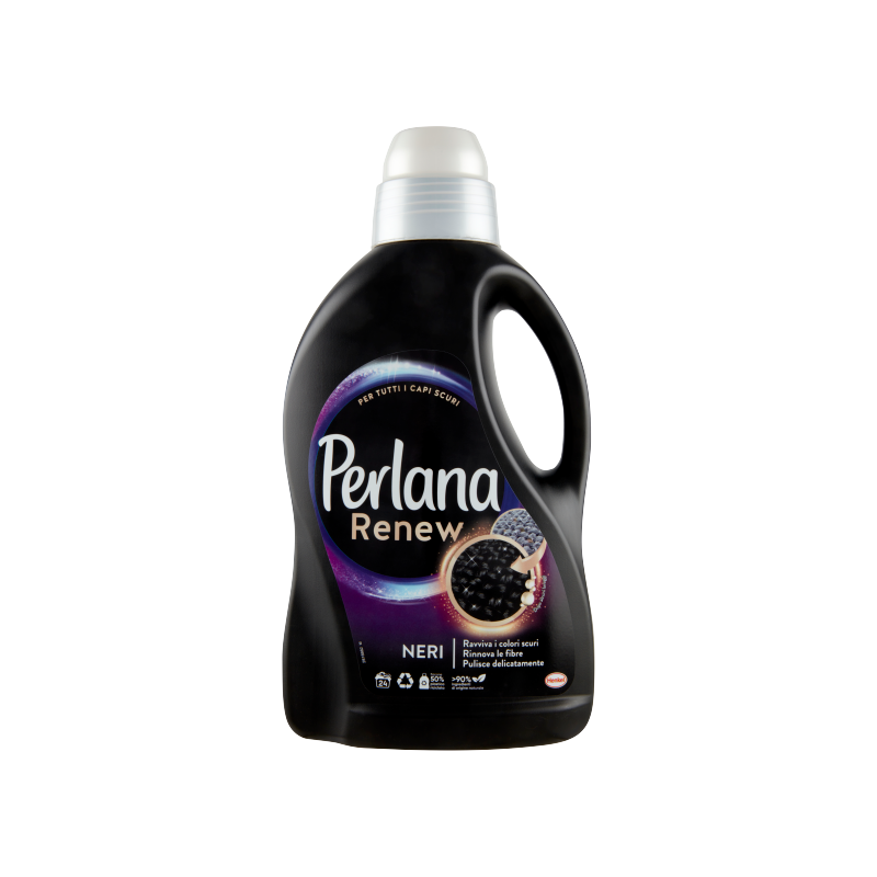 Perlana 7636 - Detersivo Renew Nero 24 Lavaggi 1440ml