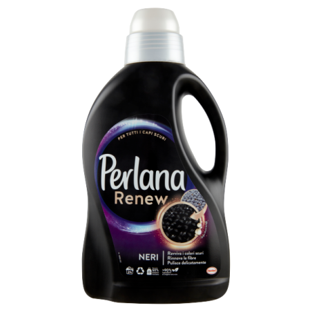 Perlana 7636 - Detersivo Renew Nero 24 Lavaggi 1440ml