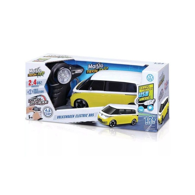 Maisto 82343 - Volkswagen Electric Bus Radiocomandata Scala 1:24