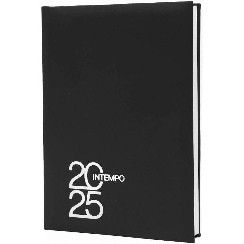 InTempo 7157TX34 - Agenda Settimanale 17x24cm Nera