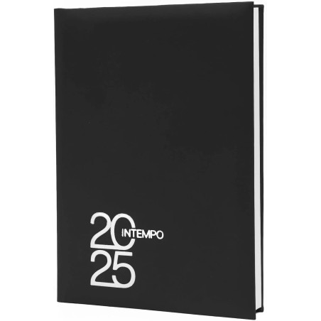 InTempo 7157TX34 - Agenda Settimanale 17x24cm Nera