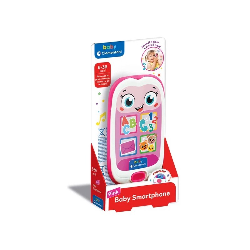 Clementoni 17935 - Baby Clementoni - Baby Smartphone Rosa