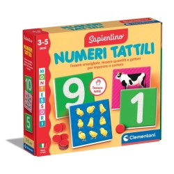 Clementoni 16854 - Sapientino - Montessori Numeri Tattili