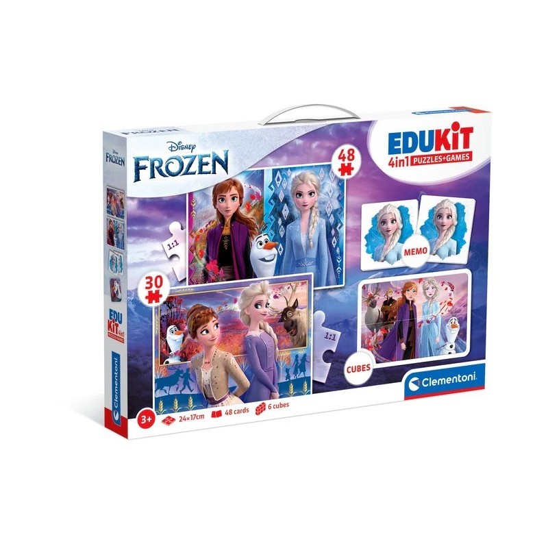 Clementoni 18292 - Edukit 4 in 1 Frozen