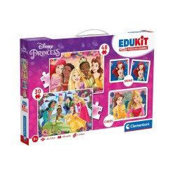 Clementoni 18297 - Edukit 4 in 1 Principesse