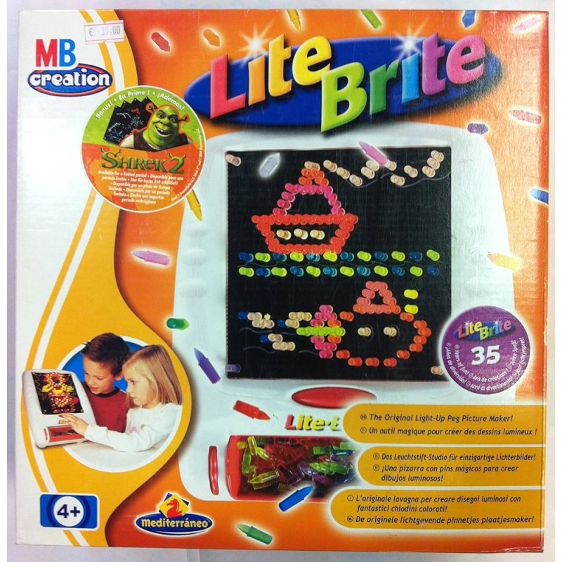 Hasbro 668 - Lite Brite - Crea disegni luminosi