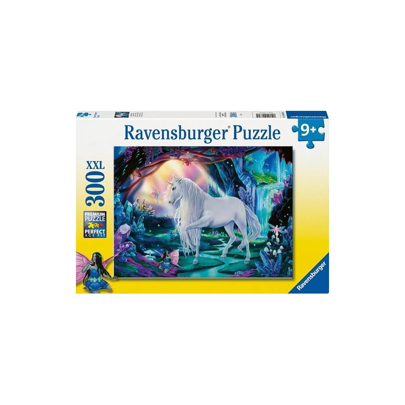 Ravensburger 870 - Puzzle 300 Pezzi - Unicorno di Cristallo