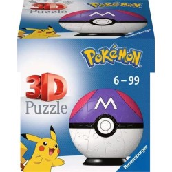 Ravensburger 11564 - Puzzle 3D - Pokemon Master Ball