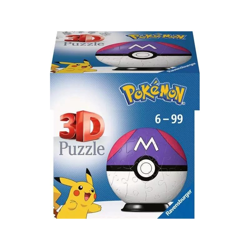 Ravensburger 11564 - Puzzle 3D - Pokemon Master Ball