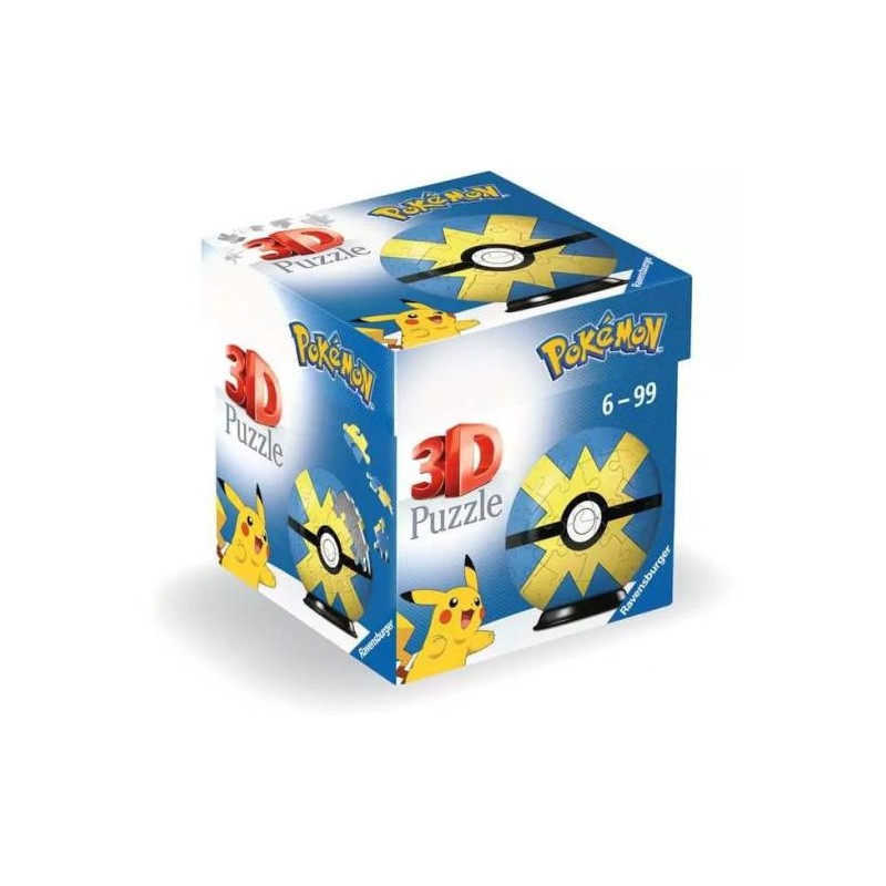 Ravensburger 11580 - Puzzle 3D - Pokemon Quick Ball