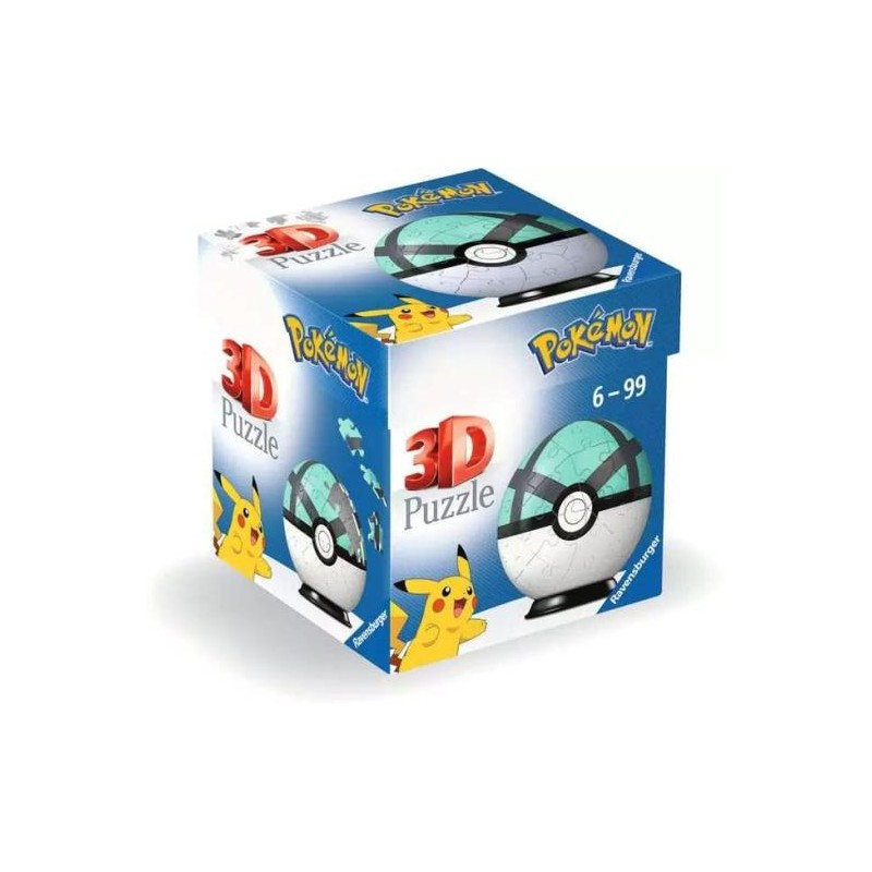 Ravensburger 11581 - Puzzle 3D - Pokemon Net Ball