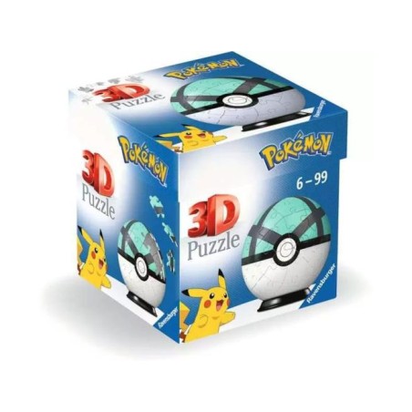 Ravensburger 11581 - Puzzle 3D - Pokemon Net Ball