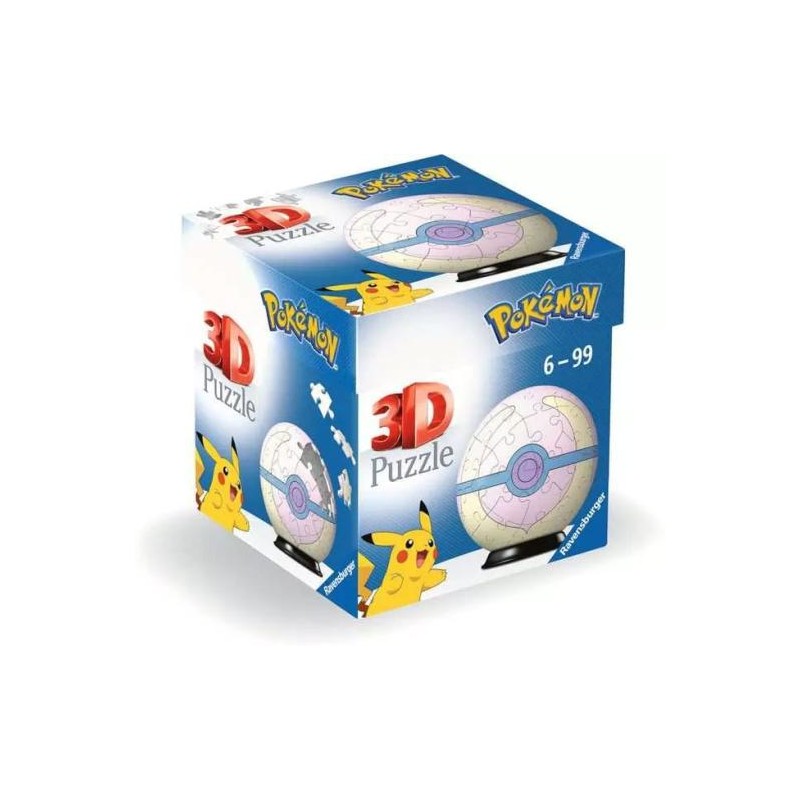 Ravensburger 11582 - Puzzle 3D - Pokemon Heal Ball