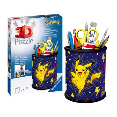 Ravensburger 11257 - Puzzle 3D - Portapenne Pokemon