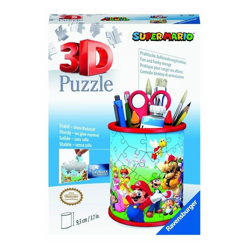 Ravensburger 11255 - Puzzle 3D - Portapenne SuperMario