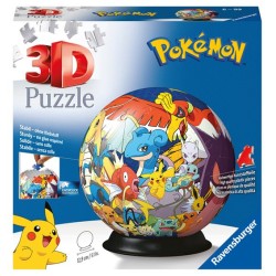 Ravensburger 11785 - Puzzle 3D - Pokemon Ball Personaggi