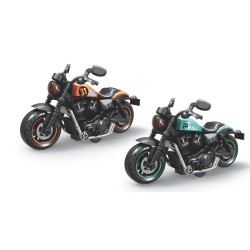 Rstoys 11938 - Motocicletta Custom Monta e Smonta Luci e Suoni Scala 1:18