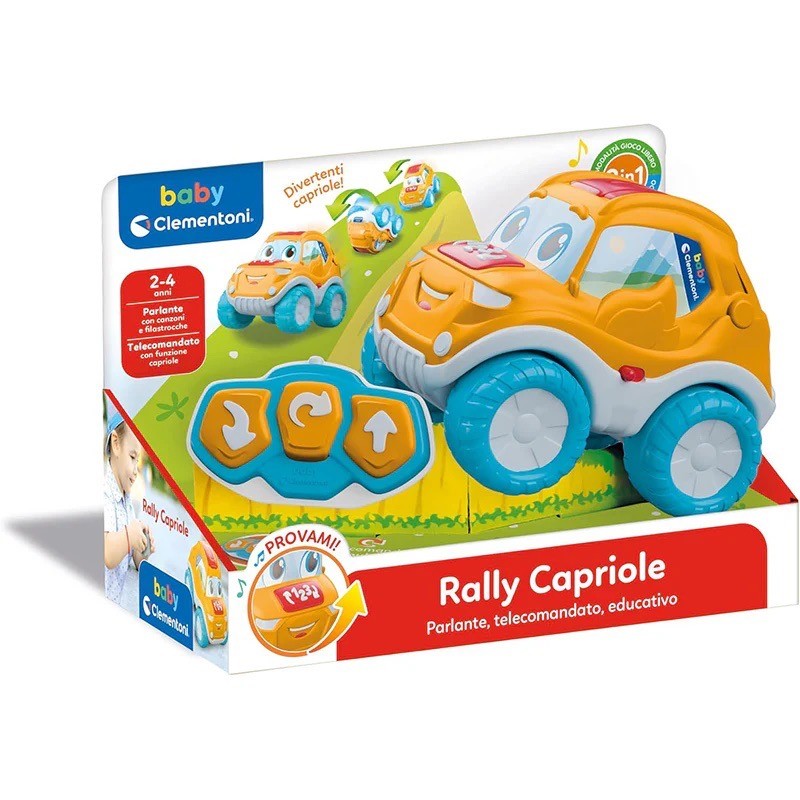 Clementoni 17996 - Baby Clementoni - Baby Macchina Rally Capriole