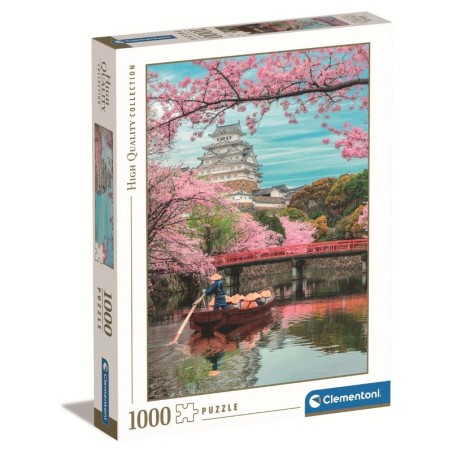 Clementoni 39819 - Puzzle 1000 Pezzi - Himeji Castle In Spring