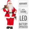 Koopman ASK002950 - Babbo Natale Led Movimento e Suono 40 x 95 cm