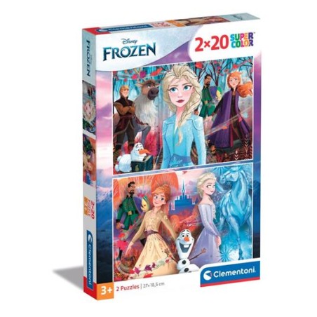 Clementoni 24759 - Puzzle 2 x 20 Pezzi - Frozen