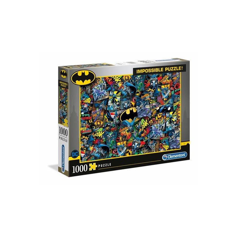 Clementoni 39575 - Puzzle 1000 Pezzi - Batman Impossible Challenge