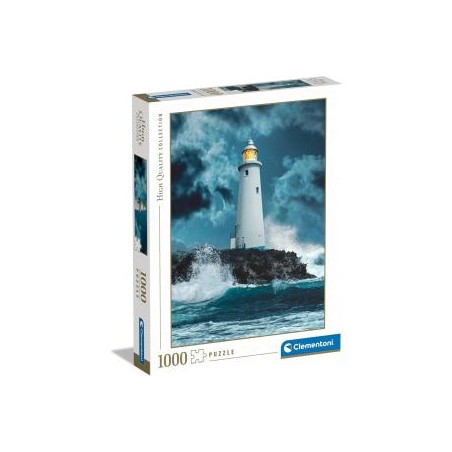 Clementoni 39828 - Puzzle 1000 Pezzi - Faro nella Tempesta