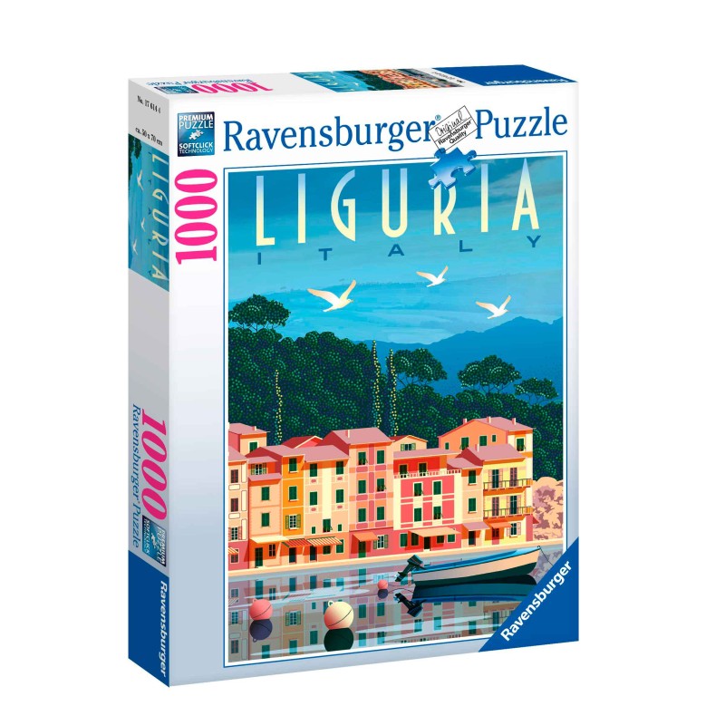 Clementoni 01233 - Puzzle 1000 Pezzi - Cartolina dalla Liguria