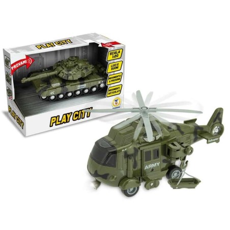 Teorema 68521 - Play City Mezzi Militari a Frizione Luci e Suoni