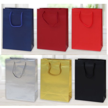 Florio 73976 - Shopper Regalo Tinta Unita 27 x 12 x 37 Conf.12 pz