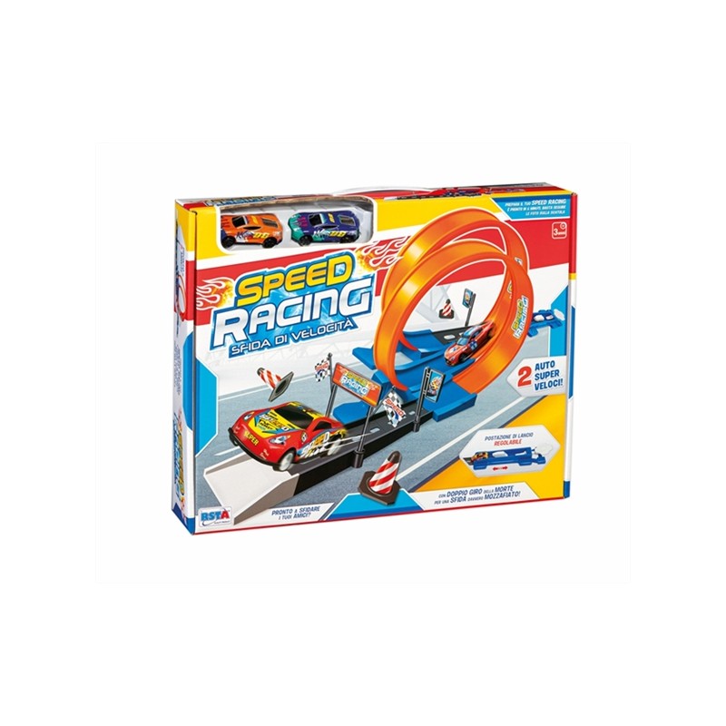 Rstoys 11928 - Pista Lancio Speed Racing con 2 Auto