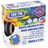 Sicad 207 - Nastro Adesivo Telato Nero 19 mm x 2,7 m