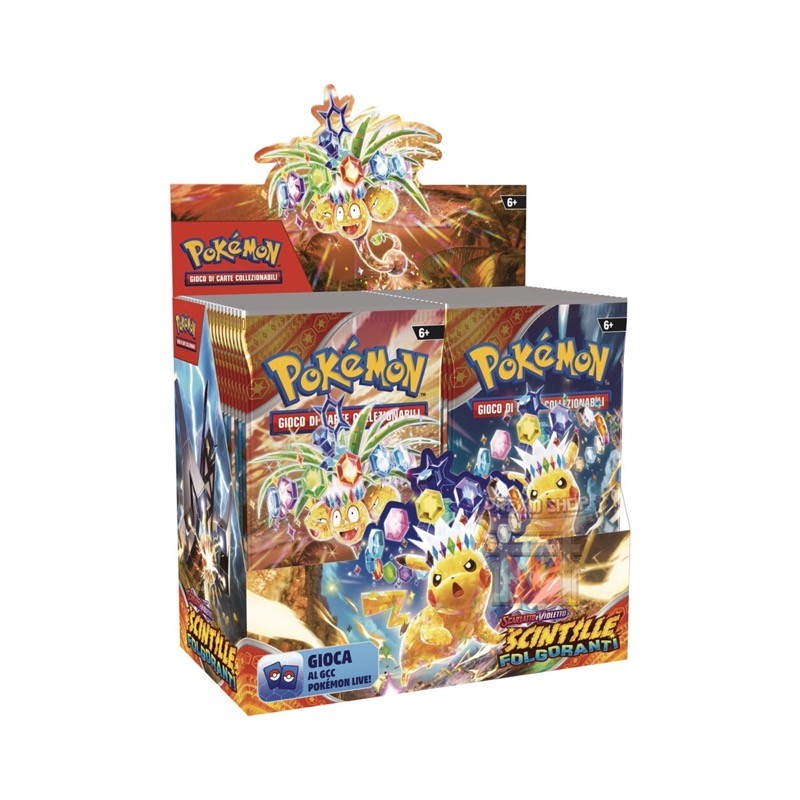 Pokémon 61565 - Scarlatto e Violetto Scintille Folgoranti Display 36 Buste