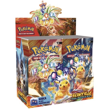 Pokémon 61565 - Scarlatto e Violetto Scintille Folgoranti Display 36 Buste