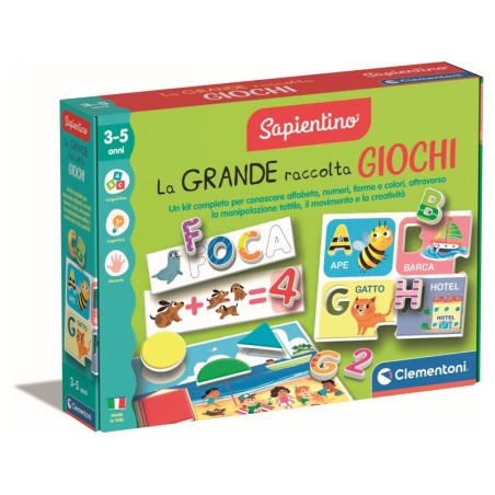 Clementoni 16465 - Sapientino - La Grande Raccolta Giochi Scuola dell'Infanzia