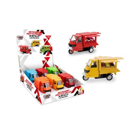 Teorema 74316 - Motocarro Retrocarica Frutta e Verdura Display 6 pz