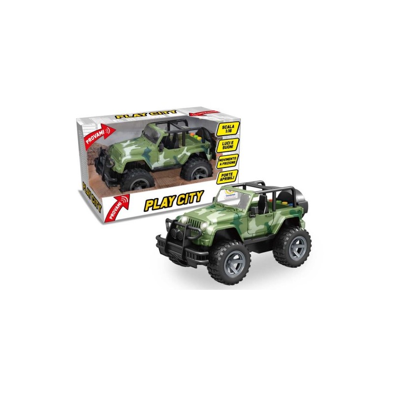 Teorema 80043 - Jeep Militare Frizione Luci e Suoni