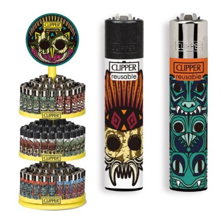 Clipper 9486 - Accendini Clipper Large Native Totem 144 pz